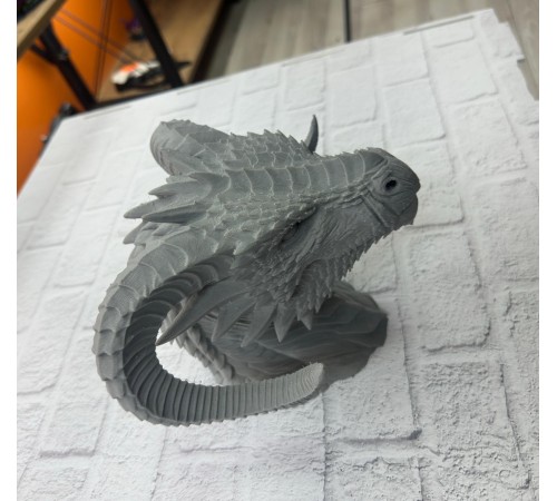 Dekoratif Ejderha Heykeli Özel Tasarım Mitolojik Figür 22x17 cm