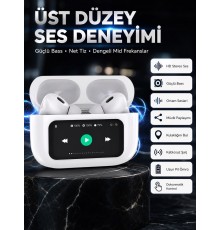 Dokunmatik Ekranlı Bluetooth Kulaklık TWS İOS Android Tüm Telefonlara Uyumlu Kulaklık Yeni Nesil