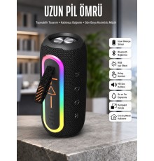 Bluetooth Hoparlör Uzun Pil Ömrü Taşınabilir Yüksek Ses Kaliteli