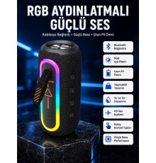 Bluetooth Hoparlör USB Şarjlı Uzun Pil Ömrü Android ve İOS Uyumlu Renkli