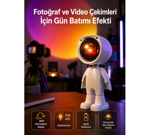 GÜNBATIMI PROJEKTÖR