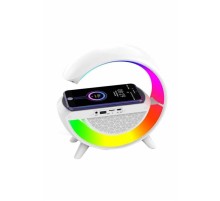Bluetooth Hoparlör G Şekli Atmosfer Akıllı Rgb Lamba Wireless Kablosuz Şarj