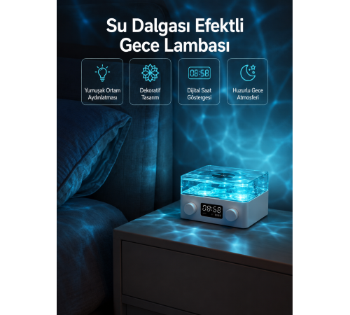 Stereo Sesli Gece Lambalı Bluetooth Hoparlör – Şık Vintage Tasarım
