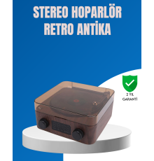 Stereo Bluetooth Hoparlör – Gece Lambalı ve Saat Göstergeli