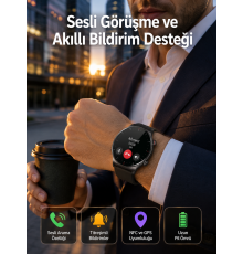 Akıllı Saat Adımsayar Nabız Ölçer Titreşim Özellikli Çağrı Cevaplama Sosyal Medya Yeni Nesil