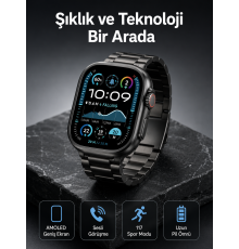 Akıllı Saat 3 Kordonlu Waterproof Adımsayar, Titreşim ve GPS Özelliği