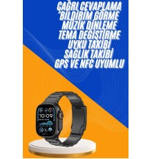 Akıllı Saat 3 Kordonlu Waterproof Adımsayar, Titreşim ve GPS Özelliği