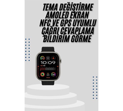 Akıllı Saat Uyku ve Sağlık Takibi GPS Uyumlu Tema Değiştirme