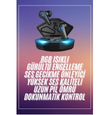 Kulaklığı Mikrofonlu Kablosuz Kulaklık Powerbank Yüksek Ses Kaliteli