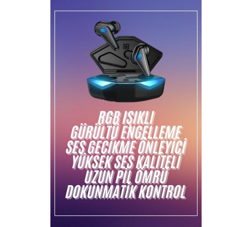 Kulaklığı Mikrofonlu Kablosuz Kulaklık Powerbank Yüksek Ses Kaliteli