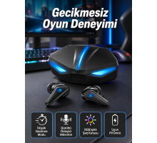 Bluetooth Kulaklık Kulaklığı RGB Işıklı Oyunlarda Düşük Gecikme