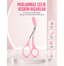 Taraklı Kaş Düzeltme Makası – Hassas Şekillendirme ve Kolay Kullanım
