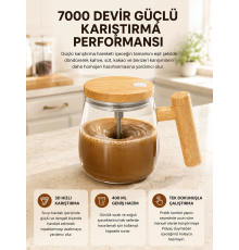Manyetik Karıştırıcı Kupa – 400 ml, C Tipi Şarjlı, Akıllı Tasarım Yeni Nesil