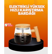 Isıtıcılı Manyetik Karıştırıcı Kupa – 400 ml, C Tipi Şarjlı, Akıllı Tasarım