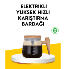 USB Şarjlı Akıllı Karıştırıcı Kupa IP6 Su Geçirmez