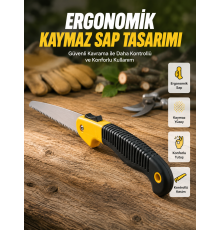 Bahçe ve Odun Kesimi İçin Katlanır El Testeresi