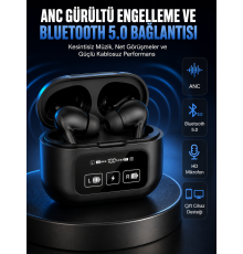 Yeni Nesil Pro Ekranlı Bluetooth Kulaklık 5.0 Bluetooth