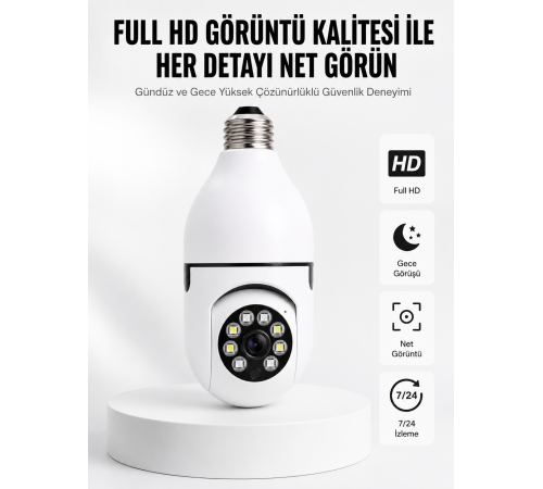 İki Yönlü Ses Destekli Full HD Akıllı Kamera Yeni Nesil