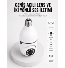 Akıllı Güvenlik Kamerası Full HD Görüntü ve Gece Görüş Özellikli Yeni Nesil