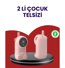 Uzun Menzilli Bebek Telsizi – VOX Modlu, Renkli LCD Ekranlı