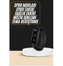 Akıllı Bileklik Android ve İOS Uyumlu Bildirim ve Çağrı Görme Spor Takibi