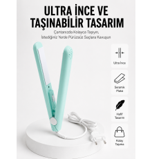 Seyahat Tipi Taşınabilir Saç Düzleştirici Saç Şekillendirici Yüksek Isı Ayarlı
