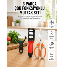 Çok Fonksiyonlu Mutfak Makas Seti –Pratik Mutfak Yardımcısı Yeni Nesil