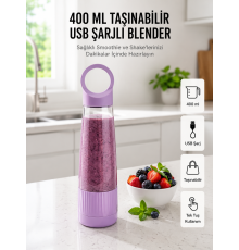 Kompakt Tasarımlı USB Şarjlı Smoothie Blender