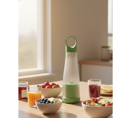 Günlük Smoothie ve Shake İçin USB Şarjlı Taşınabilir Blender