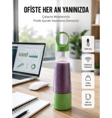 Sağlıklı İçecekler İçin Kompakt USB Şarjlı Blender