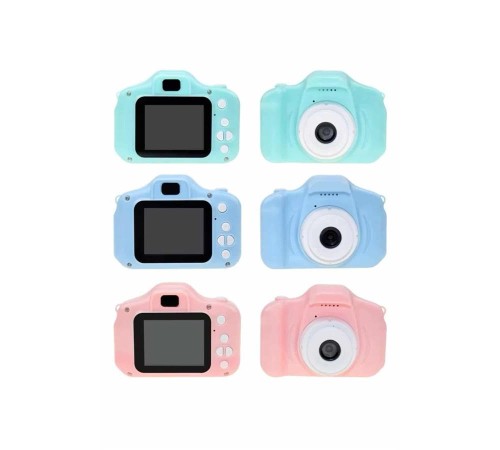 Çocuklara Özel Fotoğraf Ve Video Çeken Mini Çok Renkli Fotoğraf Makinesi