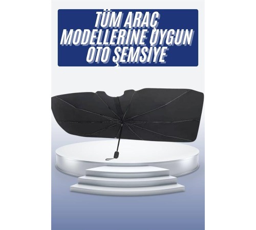 Oto Ön Cam Güneşliği Otomatik Katlanabilir Gölgelik Oto Cam Şemsiye