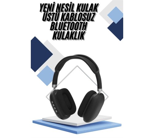 Yeni Nesil Bluetooth Kulaklık Kulak Üstü ANC Özelliği Yüksek Ses Kaliteli