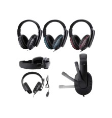 Mikrofonlu  Kulaklık  Kulaklığı Yüksek Ses Kaliteli Stereo Yumuşak Yastıklar