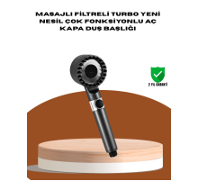 Masaj Fonksiyonlu Filtreli Duş Başlığı Dayanıklı Yapı
