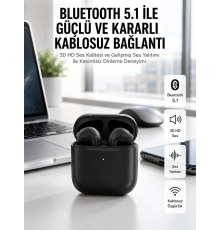 Yeni Nesil Bluetooth Kulaklık İOS Android Uyumlu HD Ses Performansı