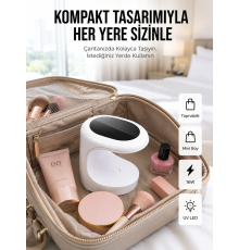 Seyehat Tipi Mini Oje Kurutucu Ultraviole Mor Işık Protez Tırnak Kurutucu