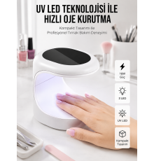 Protez Tırnak Kurutucu Kalıcı Oje Led Oje Kurutucu UV Işınlı Taşınabilir