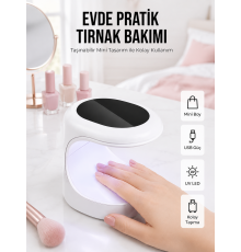 Kalıcı Oje Kurutucu Mini UV Işınlı Taşınabilir Hızlı ve Pratik Oje Kurutucu