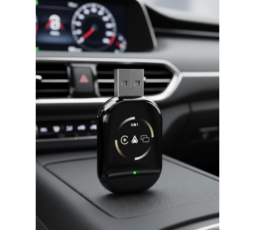 Kablosuz CarPlay Android Auto Adaptörü Otomatik Eşleşme