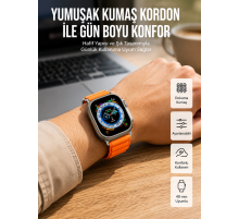 Akıllı Saat Ultra Android & İOS Uyumlu Arama Bildirim Özellikli