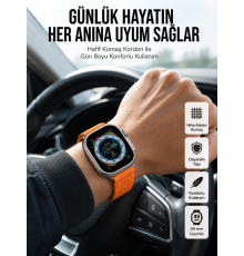Yeni Nesil Akıllı Saat Çok Yönlü Titreşimli 49 MM Android ve İOS Uyumlu