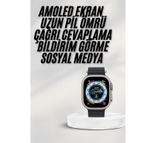 2025 Yeni Model Akıllı Saat Android ve İOS Uyumlu Çağrı Cevaplama
