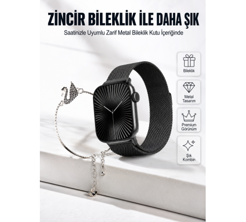 SQ-16 Mini Series 10 Akıllı Saat | Spor Modları, Bildirim ve Müzik Kontrolü
