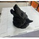 Siyah Ayı Figürü Duvar Dekoru Asılabilir Hediyelik Heykel 25x19 cm