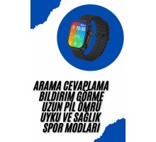 Akıllı Saat Sağlık Takibi Kalp Atışı Adımsayar Ultra Yeni Nesil nefes Egzersizi