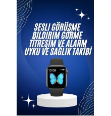 Arama Cevaplayabilen Akıllı Saat Bluetooth Bağlantılı Sosyal Medya Girişli