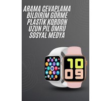 Yeni Model Akıllı Saat Dokunmatik Ekran Unisex Amoled Ekran 44 mm