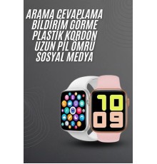 Yeni Model Akıllı Saat Dokunmatik Ekran Unisex Amoled Ekran 44 mm