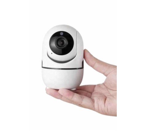 Baby Kamera Kablosuz 720P Beyaz 360 Derece Wifi Kamera Full HD 1080p